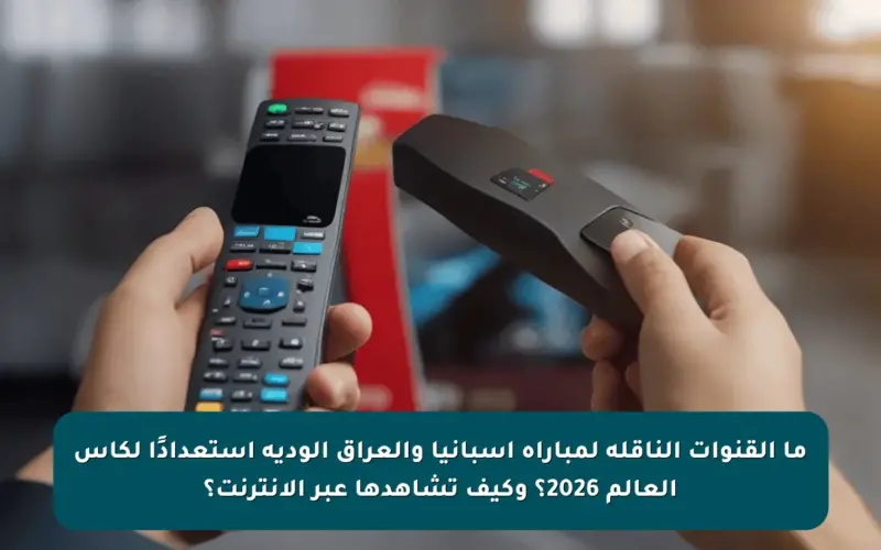 ما القنوات الناقلة لمباراة إسبانيا والعراق الودية استعدادًا لكأس العالم 2026؟ وكيف تشاهدها عبر الإنترنت؟